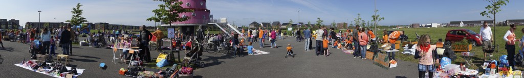 Koningsdag 2014 Cascadepark Almere Poort